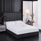 Cotton Sheet Hotel Bed Linen Professional Hotel Linen Suppliers Wholesale Hotel 100% Cotton White Bed Sheet Bedding Set