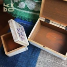Craft YBOX Handmade Vintage Lovely Hot Selling Wooden Craft Box Storage Gift Boxes With Factory Prices