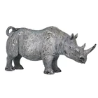 Decor Resin Grey Rhinoceros Dicerorhinus Table Decor Rhino Table Top Customerized Animal Decoration Art