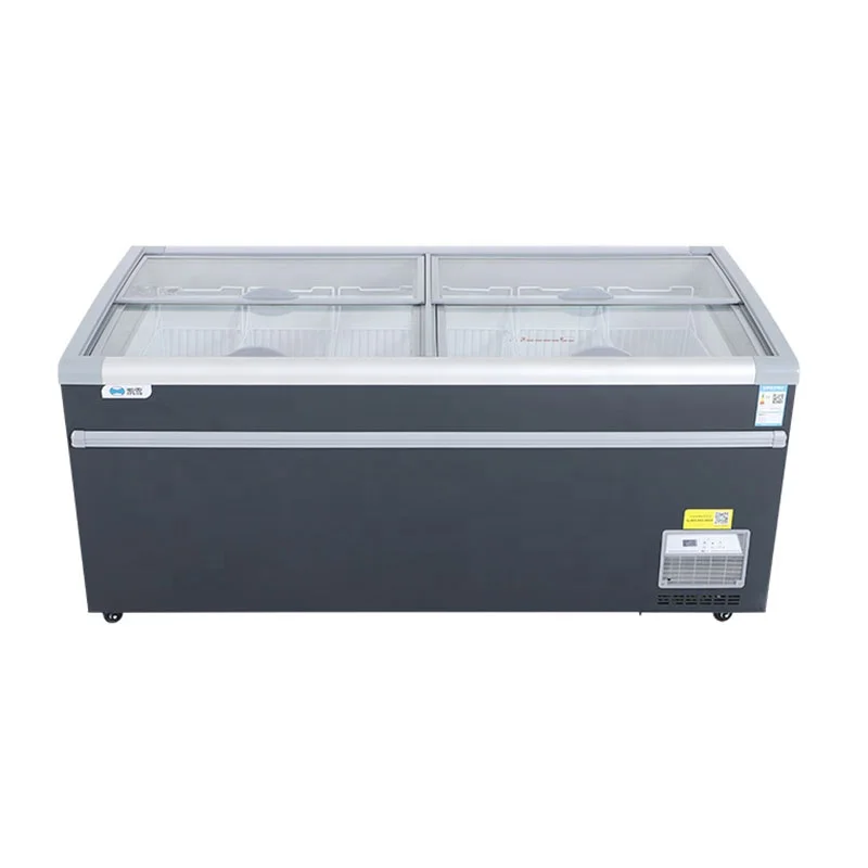commercial glass door freezer for sale