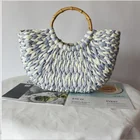 Bags Sundayhome Extra Large Blue Spain Custom Logo Straw Summer Tote Beach Hand Bags