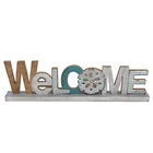 Flower Table Welcome MDF With Metal Flower Table Decorations