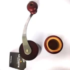 Grinder Portable Wooden Cafe Shop Home Coffee Grinder With Stainless Steel Conical Burr
