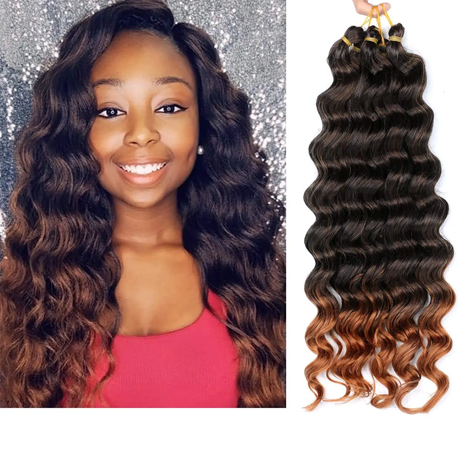 Synthetic Braids Hair Jumbo Curly Braiding Hair Deep Wave Twist Crochet Hair  Ombre Colorful Crochet Braids Extensions - Buy Deep Wave Twist Crochet,Synthetic  Braids Hair Jumbo Curly Braiding Hair,Twist Crochet Hair Ombre