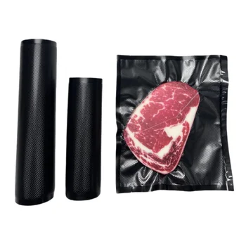 Films Black Rolls Bags PA PE Food Grade Plastic Embossed Food Packing Plastic Bread Nylon Packaging Bags Transparent Soft CN;JIA