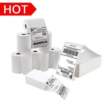 full color printing Thermal Label for barcode with perferation line Transfer thermal label