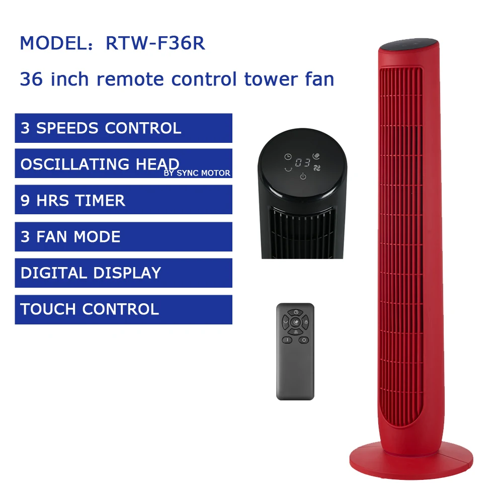 Tower Fan, LED, 42" - detail 24