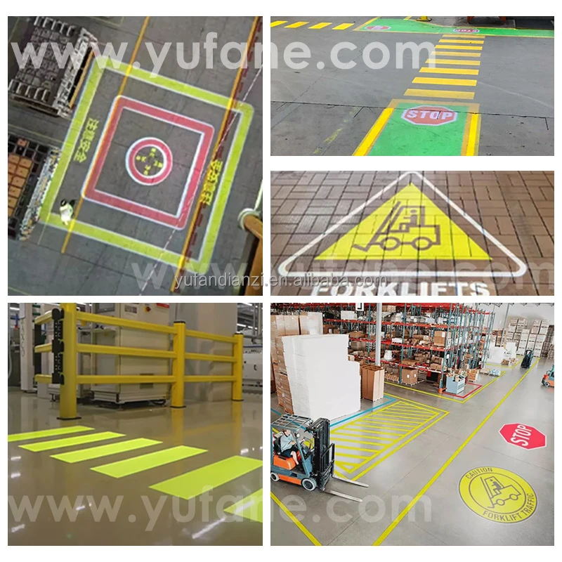 High-power industrial sensor projection light overhead crane crane safety warning signs spotlights