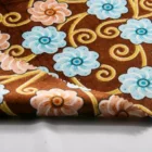 Fabric Upholstery African 100% Polyester Printed Velvet Fabric For Sofa Upholstery Fabric