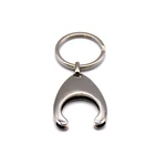 Key Chain Cute Porgugal Foot Shape Spinning Carabiner Metal Zinc Alloy Keyring Key Chain
