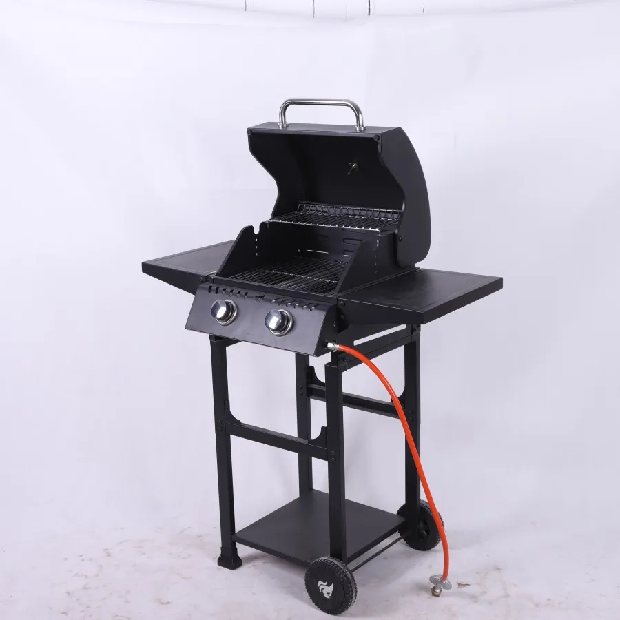 2 Burner Outdoor BBQ Propane Gas Grill Steel Gas Grills Barbecue for Patio Garden details