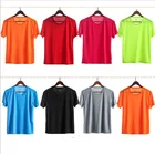 In Bulk Print T-shirt Custom Blank Polyester Gym White Shirt In Bulk Plain Printing Blank Custom Men T-shirts