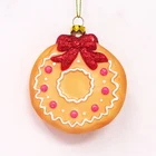 Wholesale Custom Design Handmade Blown Glass Cookie Christmas Decorations Home Indoor Decor.