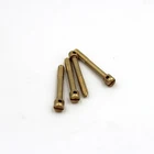 Titanium Screws Din China Wholesale Custom Thread Slotting Accept The Oem And Odm Products 4*35.5Mm Flat Titanium Screws