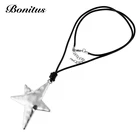 Silver Star Wholesale Hot Sale Silver Star ZincAlloy Necklace Three-dimensional Star Necklace