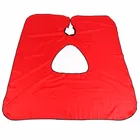 Cape Hairdressing Salon Hair Cut Waterproof Custom Pattern Luxury Barber Cutting Hair Hairdressing Cape With Window