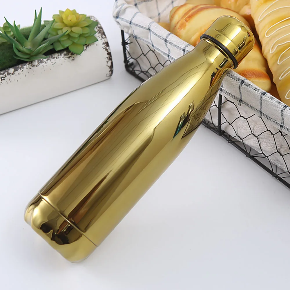 750ml flask bottle thermos 304 stainless steel drinking water bottle vacuum insulated