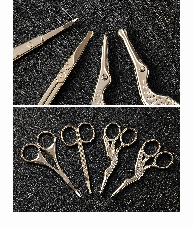 Eliter Hot Sell In Stock Curve Tip Stainless Steel Manicure Master Scissors Nail Scissors Cover Small Nail Scissors Single