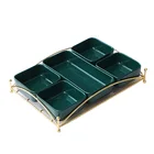 Tray High Quality French Romance Hotel Dessert European Ceramic Canister Set Sushi Decorative Serving Tray