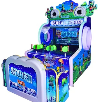 China Manufacturer Top Quality Water Super ICE Man 3 Person Zombie Games Video Arcade Shooting Arcade Game Machine