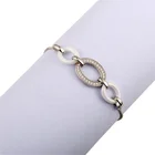Sterling Silver Bracelets Manufacturer Supplier Oval Shape 925 Sterling Silver Bracelets For Gift