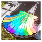 Eye 16*12.6*1.2 Cm Glitter Eyes Shell Shape New Make Up Cosmetics Custom Diy Glitter Private Label Eye Shadow Palette