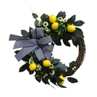 Manufacturer Of Lemon Wreaths To Decorate Christmas Artificial Wreaths To Hang On Interior Walls
