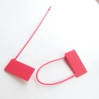Tear Color Wihte Blue Yellow Red Green Or Customized ST175A Disposable Security Tear Off Red Color Plastic Seal