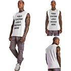 Plain Tank Tops MANNI Good Quality Summer Sports Gym Bamboo Blank Plain Stretch Mens Tank Tops