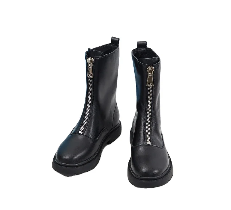 ladies zip up boots