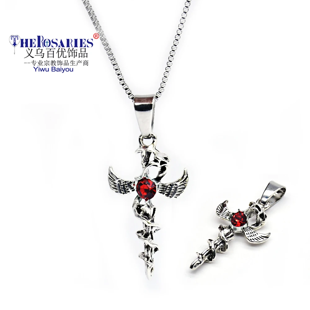 vampire cross necklace