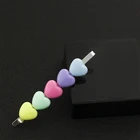 Heart Clips 2021 Fashion Colorful Heart Shaped Beaded Children's Hair Clips