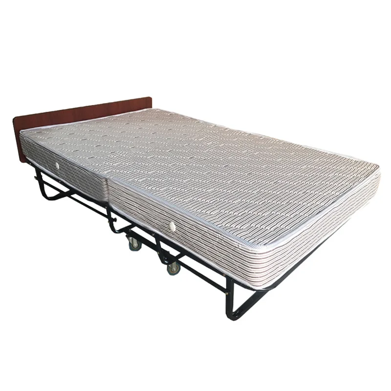 Luoyang manufacturer direct sale unique high quality single folding bed frame with mattress