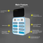 Hot Charger Charger Rental Bank Relink Hot Sale 8 Slots Mobile Phone Charger Rental Sharing Power Bank Charging Station