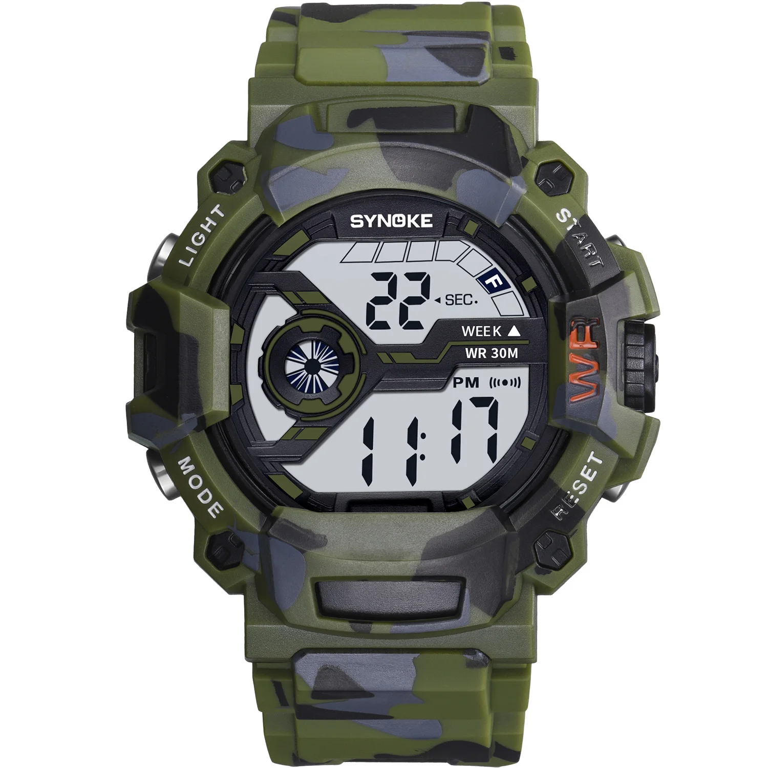 Synoke 9603 Jam Tangan Camouflage 