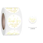 Adhesive Label Good Printing Self Adhesive Thank You Roll Paper Packaging Label Sticker