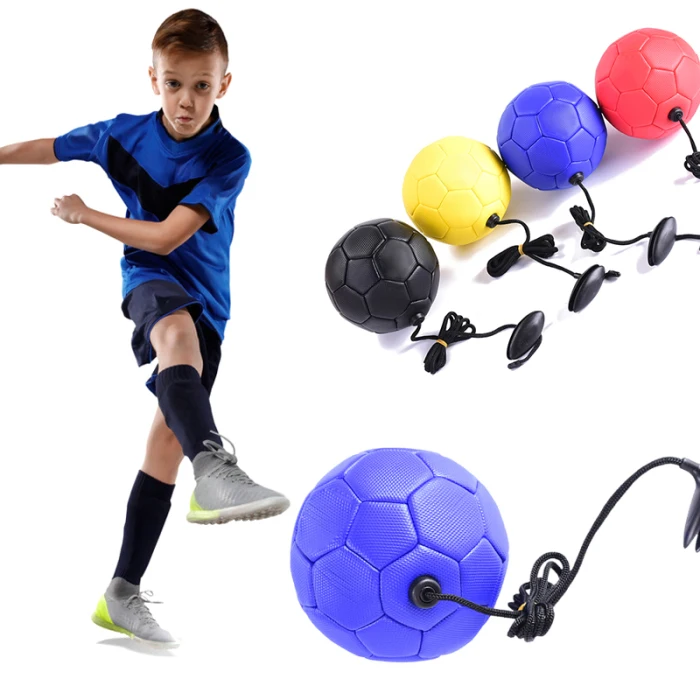 Football Training Ball Kick Soccer Ball With String Kids Beginner PracticeBa OQF 