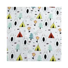 Bamboo Fabric Factory Wholesale 260g Bamboo Fiber Cotton Terry Sweater Fabric Digital Printed Fabric