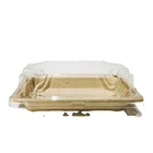 Tray Disposable Pulp Tray For Disposable Bagasse Food Container Disposable Plates With Lid