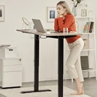 Desk Sit Stand Up Computer Home Height Adjustable Electric Standing Desk 55 X 28 Inch