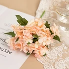 Real M-25 Real Touch Preserved Hydrangeas Forever Flowers Wedding Artificial Pink Hydrangea Silk Flower