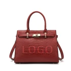 Leather Wholesale Designer Genuine Leather Crocodile Handbags Luxury Custom Logo Purse For Women