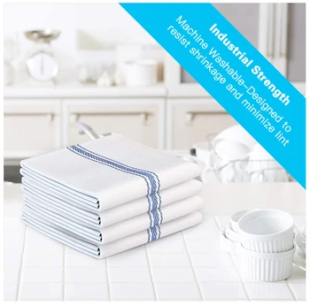 Wholesale Cheap High Quality Absorbent Kitchen Tea Towels Custom Printed 100% Cotton Kitchen Towel Cloth