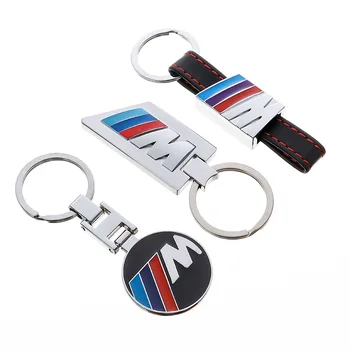 Promotional High Quality Zinc Alloy Metal Key Ring M Keychain For BMW