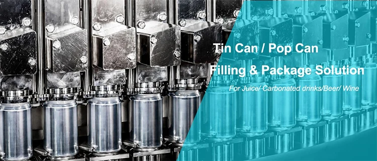 Complete Beer Can Filling Line Automatic Alcoholic Liquid Bottling Packaging Plant details