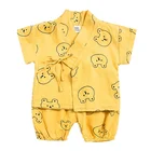 Kids Baby's Girl's Summer Pajamas Toddler Boys Girls Cartoon Printed Sets Short Sleeve +Shorts Kids Suit