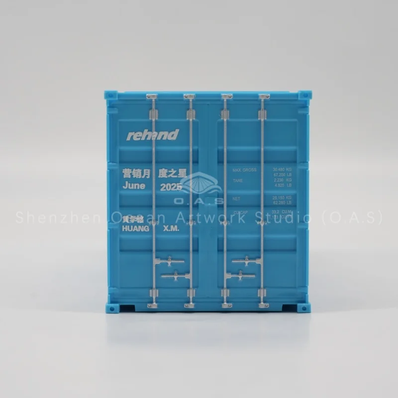 High detailed container industrial model, made of plastic shipping boxes. Custom made & production available. Support logo printing and color customization. Perfect for corporate gifts, exhibition display, engineering presentation and collection for logistics & shipping firms.Amber@vesselmodel.com Tel:+86 18038048785
