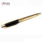 Metal Pen Design Pen Shanghai Lingmo High Quality Black Gold Color Luxury Metal Ballpoint Pen OEM Logo