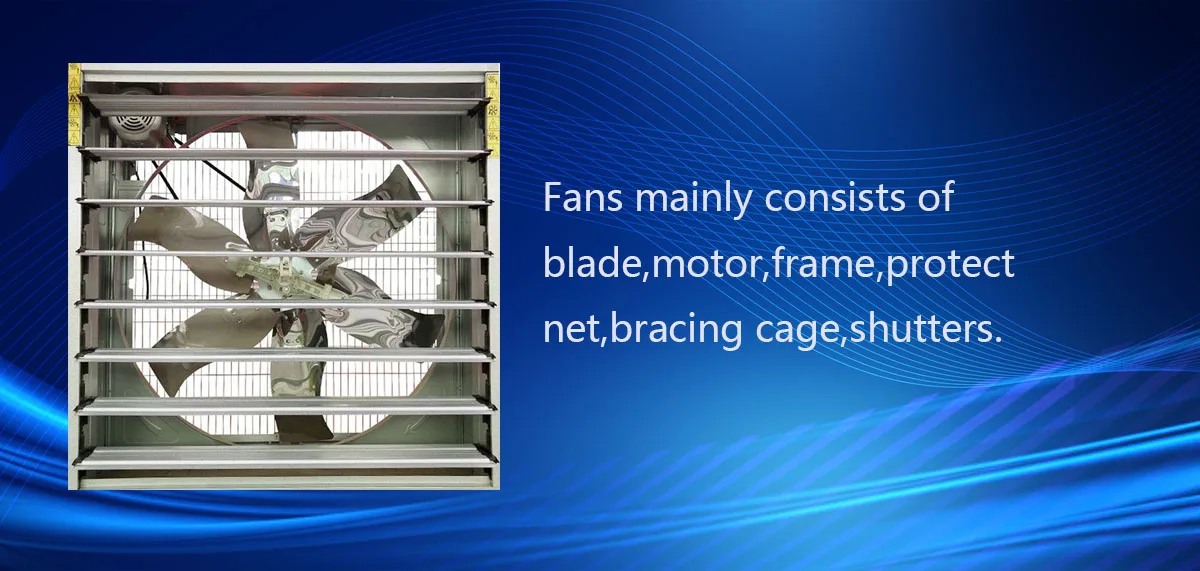 Galvanized Steel Ventilation Fan, 220 V, 44000cbm - detail 4