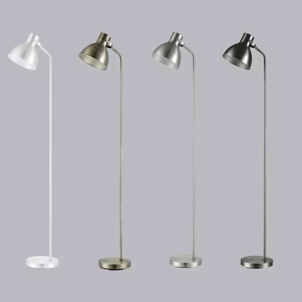 Modern simple Bronze indoor nordic floor lamp standard lamp mirror iron light with decoration